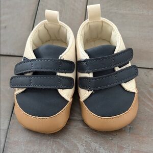 Carter's Blue and Tan Baby Shoes
